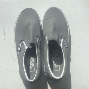 Brand new light grey vans
